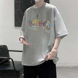 华夫格t恤男短袖男大码五分袖 大皂风 HT73301-P22图片