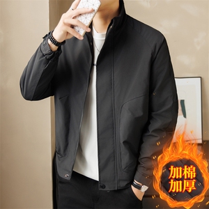 加棉加厚店主风夹克外套男休闲时尚立领男士上衣NM3076-P85图片
