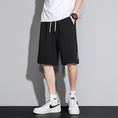 夏季五分短裤男直筒贴标男士休闲裤运动裤子5分A266-TYKZ713-P25，男装休闲裤，电商A266
