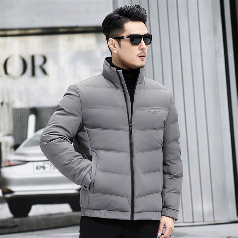 M6801-11钱塘2020-3时尚休闲简约冬季厚款中年男士羽绒服P183,男装羽绒服,钱塘207-3