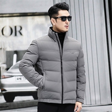 M6801-11钱塘2020-3时尚休闲简约冬季厚款中年男士羽绒服P183，男装羽绒服，钱塘207-3
