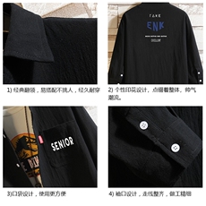 QC58120-P45亚七分袖衬衫男大码五分袖衬衣男短袖，男装衬衫，电商A040A