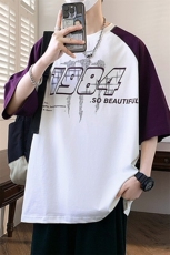 25162-特P40夏季休闲时尚T恤男短袖打底衫青少年潮牌印花T恤，男装T恤，电商D310B