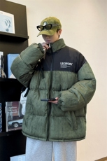 2025港风棉衣棉服迷彩印花拼接面包服立领棉袄外套1613C-P70，男装棉衣，星座207