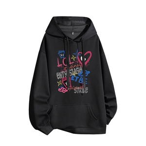 得物供货、复合重磅420克现货连帽卫衣宽松HD019-1-HML285-特P45图片