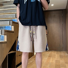 DSA028-SGDK03港风大码风潮流透气潮牌五分裤刺绣短裤特P28，男装牛仔裤，电商A028