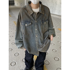 F549P66秋装男装牛仔夹克外套时尚港风男装，男装夹克，星座512-6