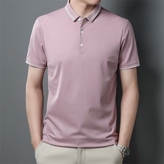 2024夏季短袖T恤男翻领POLO衫休闲体恤宽松男装JD8023-P75，男装Polo衫，星座1105-3