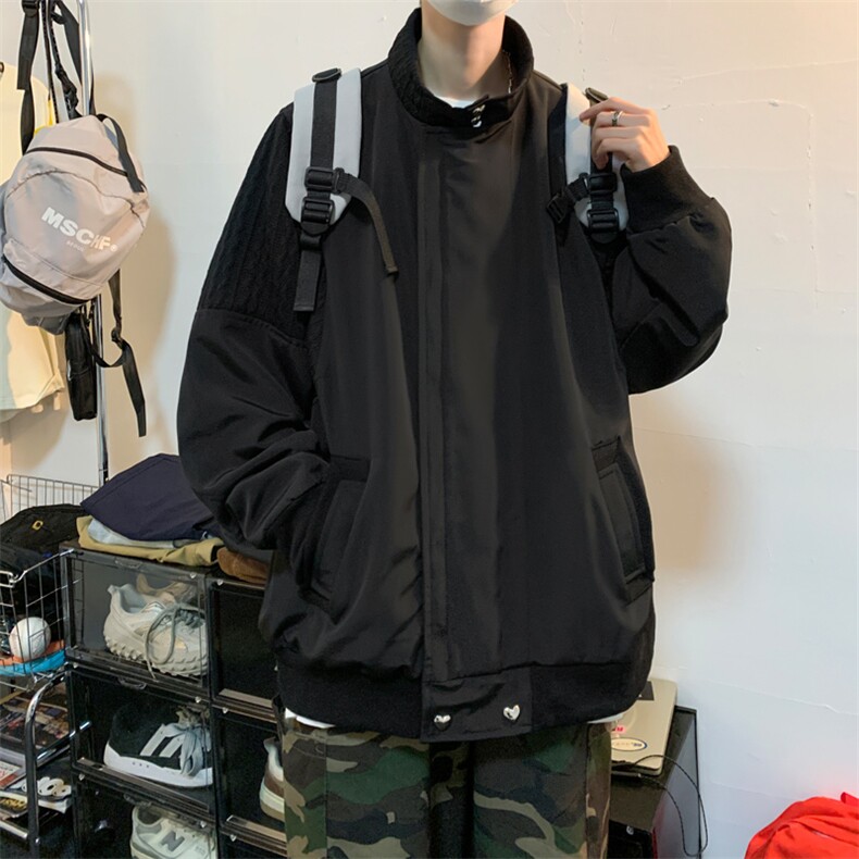抖音直播！垫肩阿尔法飞行员夹克男XH35-70,男装夹克,电商B367