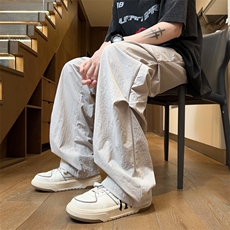 量大优供视频夏季直筒宽松阔腿男女休闲裤CK31特P28控58M-4XL，男装休闲裤，电商B325