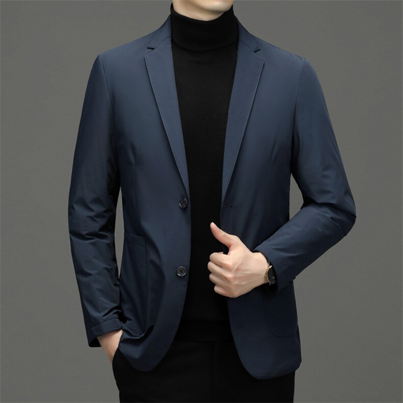 DY7719秋冬新款2023年男士休闲羽绒服加厚保暖夹克外套P245图片
