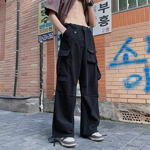 美式复古多口袋灯芯绒工装裤男 KA887 P55图片