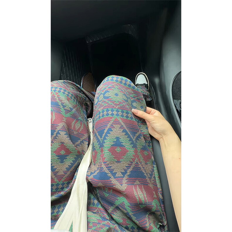 YK86042-P29聚酯纤维民族风设计感冰丝裤子男夏季薄款,男装休闲裤,电商A086-1