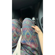 YK86042-P29聚酯纤维民族风设计感冰丝裤子男夏季薄款，男装休闲裤，电商A086-1