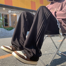 XZ616秋季新款卫裤折皱设计感休闲裤TY953M-5XLP45控58，男装休闲裤，星座512A（原616）