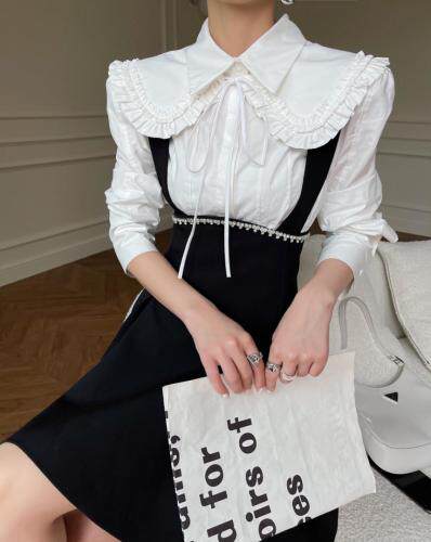 新款衬衫背带裙两件套，女装衬衫，LION&CAT(2F)