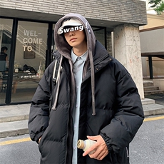 新款男百搭港风棉衣M062-P70控158，男装棉衣，星座717