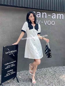 提花连衣裙夏季热卖中，女装连衣裙，天使公主