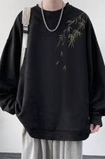 麂皮绒卫衣男大码重磅长袖t恤男JW81382-P35，男装卫衣，电商A040