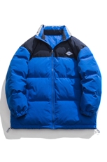 白底新款冬季时尚宽松字母印花潮流棉服外套MY5060特批P95控158，男装棉衣，电商A247-1