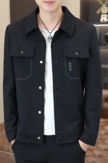 秋季高品质男式翻领夹克外套型男休闲百搭青年外套男N7906-P110，男装夹克，星座310B-3