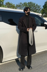 冬季毛呢大衣男士韩版中长款风衣宽松呢子外套西装F1251特P95，男装西服套装，星座309（原A406）