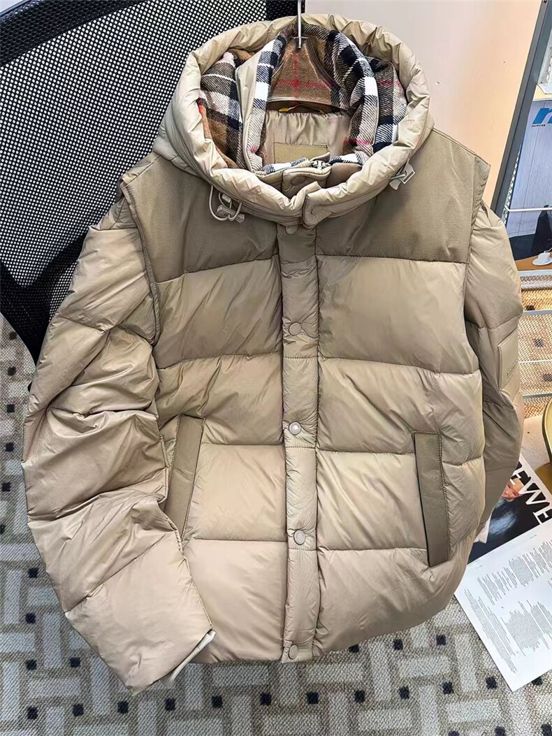 (网图)50白鸭绒可拆卸羽绒服白鸭绒防寒外套313B-25-6-P235,男装羽绒服,星座313B