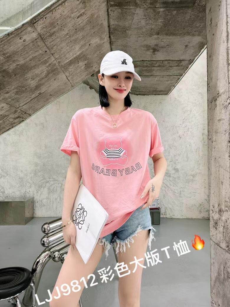 夏季新款短袖T恤，女装T恤，靓晶晶