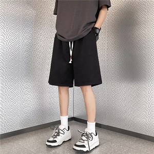 宽松型短裤男士夏季2025新款青少年运动裤潮牌宽松男生五分裤子潮图片