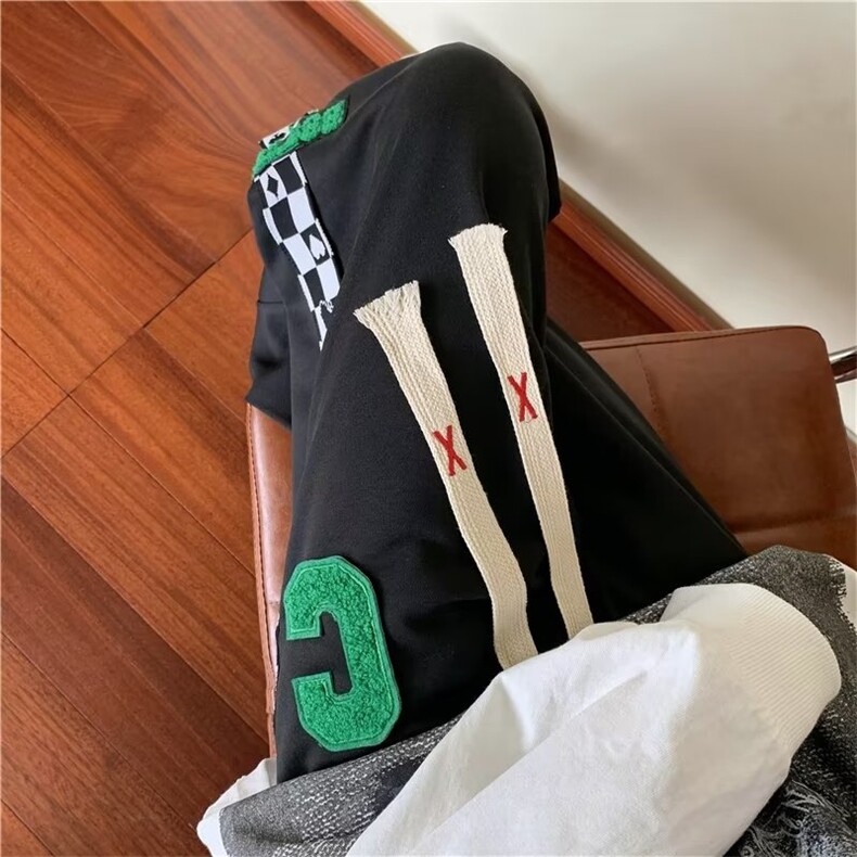 男秋季新款港风休闲裤B437P38图片