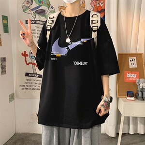 DX17259-P20纯棉短袖t恤男大码半袖打底衫宽松体恤衫海报风,男装T恤,电商A040