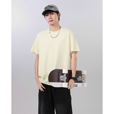 三本针丝光棉|冰感弹力|220g50织|DT007-P25，男装T恤，电商A306
