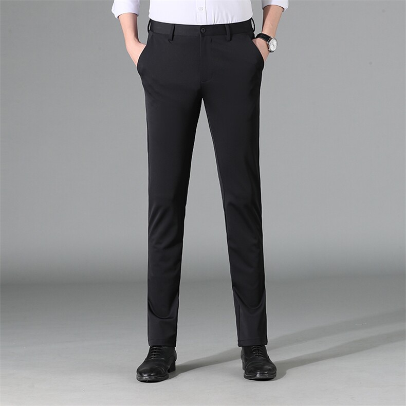 ASD2305春夏新款男士商务休闲裤免烫透气修身长裤时尚西裤，男装西裤，电商B360