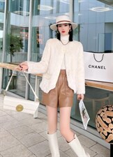 现货：编织狐皮毛一体，其它，蕃米莉