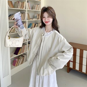 26春新款现-小香风花边休闲温柔风短外套2601-P170K278图片
