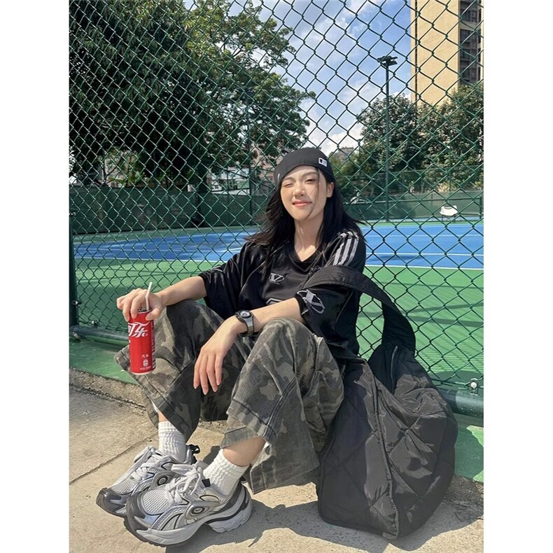 网图现货美式复古宽松冰球运动圆领潮流T恤男女T189/特P35,男装T恤,星座205-3