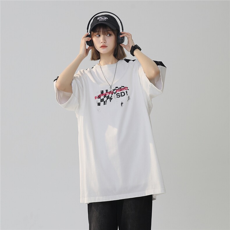 2025夏季新款拼接条纹蓝白色短袖polo杉T恤T1027/P45控59-100棉,男装T恤,电商A148-1