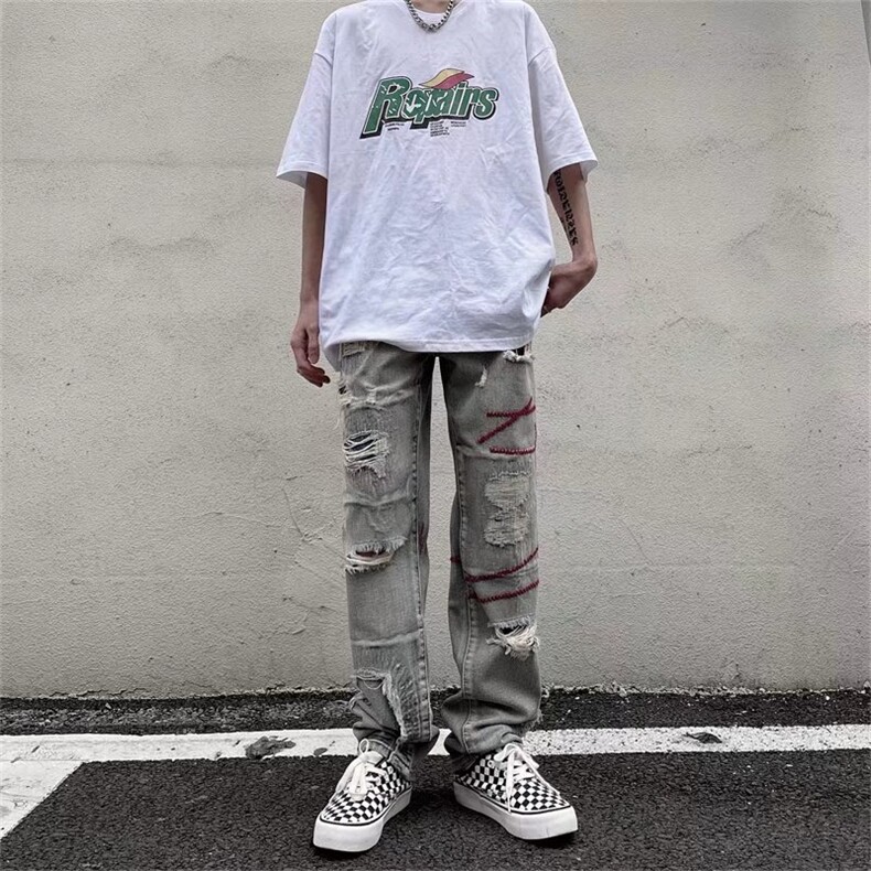 潮流春季牛仔裤男牛仔长裤K8076P49,男装牛仔裤,星座1116-2