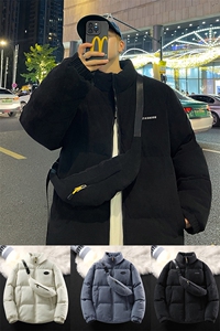 2023男冬季新款灯芯绒保暖棉衣防风宽松加厚大码棉服外套BYM09P85图片