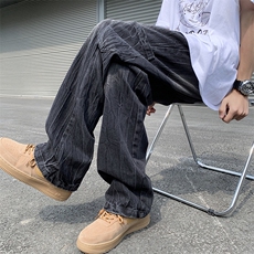 牛仔裤男士新款韩版潮流休闲工装长裤子N06057-P43，男装牛仔裤，星座308B-1