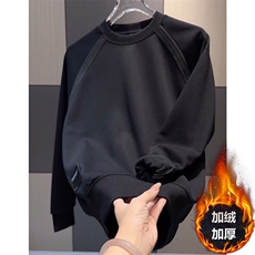 8264-P40加绒50卫衣男秋冬款套头加绒长袖上衣服打底衫，男装卫衣，星座215-1