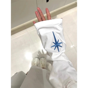 纯棉250克刺绣长袖打底上衣ZW0139-特批40图片