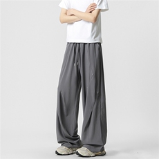 褶皱铆钉百搭休闲裤K005无影墙92%聚酯纤维8%氨纶(S-2XL)TP25，男装休闲裤，电商A088