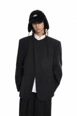 网络图慎用！图片只做展示大货已到圆领新中式西服男XF78107P85控，男装西服，星座226-2