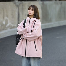 春季新款现货中性风夹克三防冲锋衣宽松男外套DSA157B-JK1562-P75，男装夹克，电商A157B