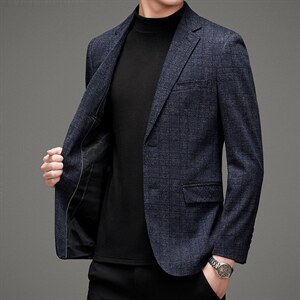 D1588男式2023春季新款便西男韩版西装外套商务休闲西服男装P190图片
