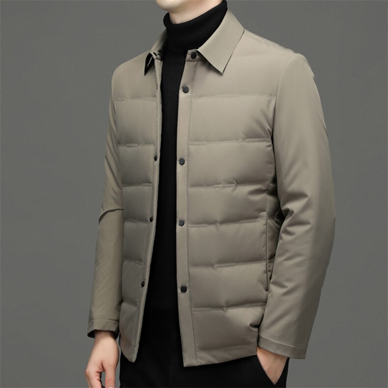 冬季男士翻领羽绒服中年商务休闲白鸭绒保暖外套YYYR2206-P195,男装羽绒服,星座1105-3