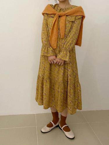 春-踏青亮色连衣裙，女装连衣裙，LUCY