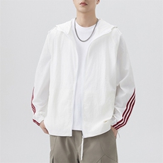 夏季中性风高品质50D尼龙皱时尚纯色防晒衣DSA157B-F7733-P55，男装防晒衣，电商A157B