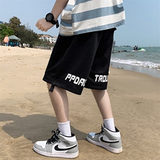 2021夏新潮流潮牌字母印花大码boy厦门外景休闲五分裤DK2617-P35，男装休闲裤，电商A001